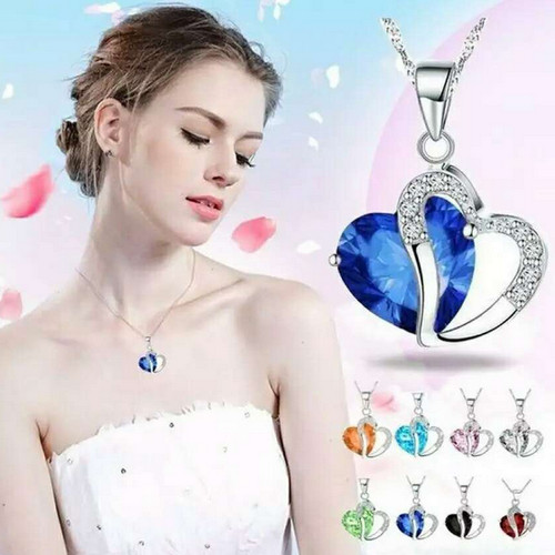 Collana doppio cuore oceano - collana,