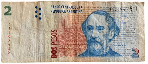 Pesos 2002 argentina - 2,