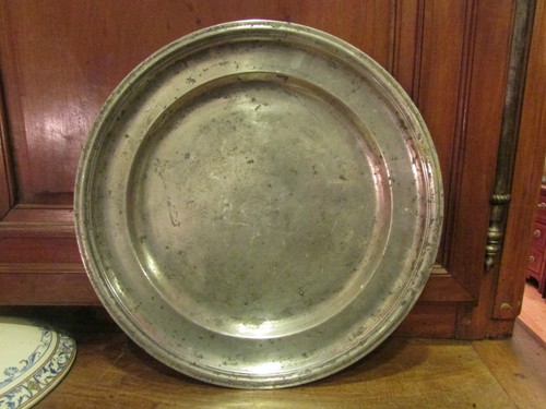 Antique large clear - antique, plate