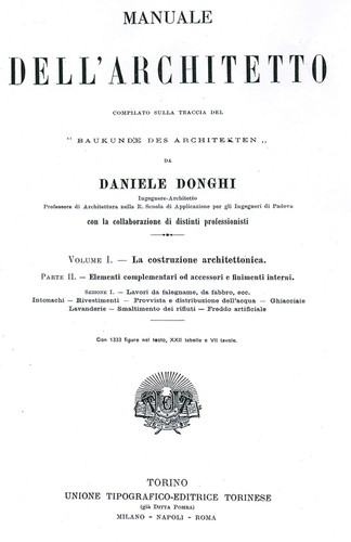 Manuale dell architetto - dell'architetto.,