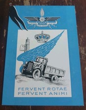 CARTOLINA D'EPOCA BERGAMO AUTOGRUPPO FASCIO FERVENT ROTAE FERVENT ANIMI 