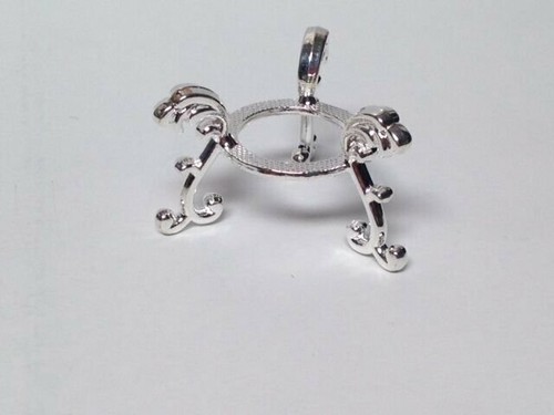 Supporto per fiori argento - supporto, in