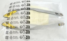 Braccetti di ricambio Ray Ban RB8331M Scuderia Ferrari argento giallo fibra di carbonio