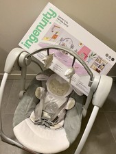 Sdraietta altalena neonati ingenuity cuddle 0-9 Mesi Come Nuova