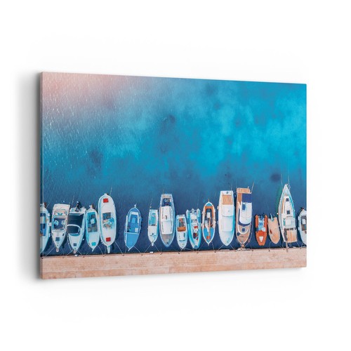 Quadro tela 120x80cm - tela, porto