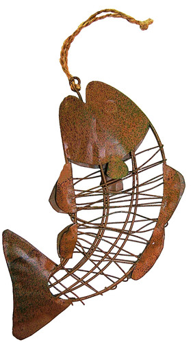 Pesce metallo rame - , vintage