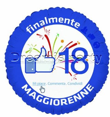 Pallone mylar anni piace - 18,