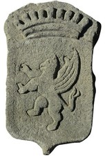 Stemma in pietra leone
