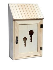 Cassetta portachiavi legno con - legno,