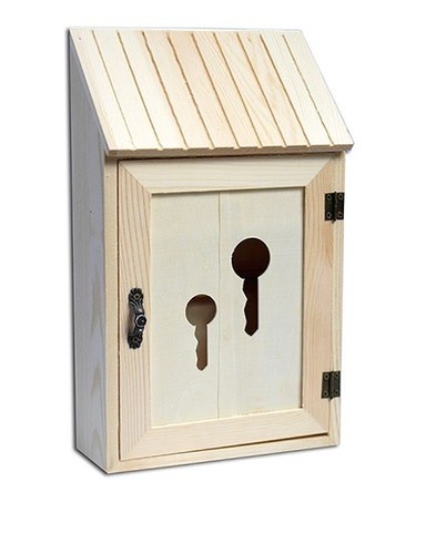 Cassetta portachiavi legno - portachiavi,