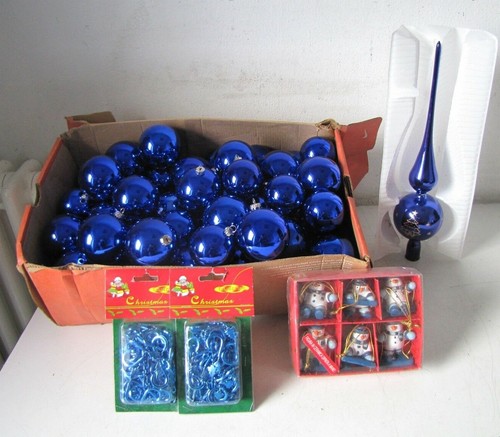 Lotto palle natale - , blu