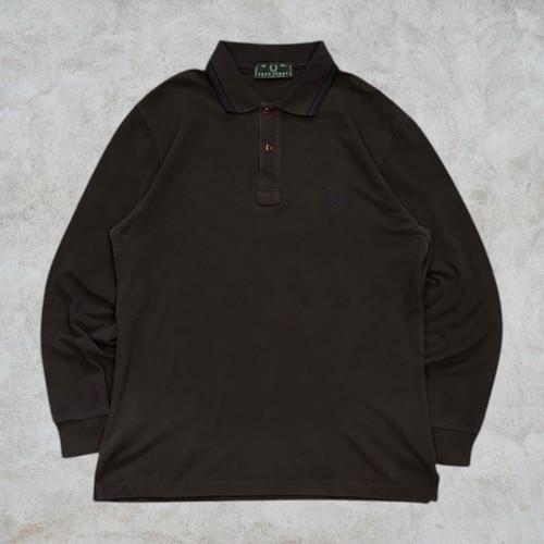 Polo uomo manica lunga - , marrone