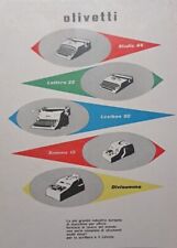 OLIVETTI - Rara Pubblicità D'epoca - 1953 - Macchine Per Scrivere