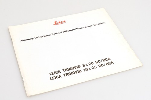 Istruzioni originali leica per - istruzioni,