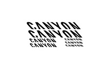adesivi bici -  7 adesivi Canyon- stickers Canyon