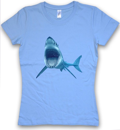 Maglietta white shark - shark, jaws