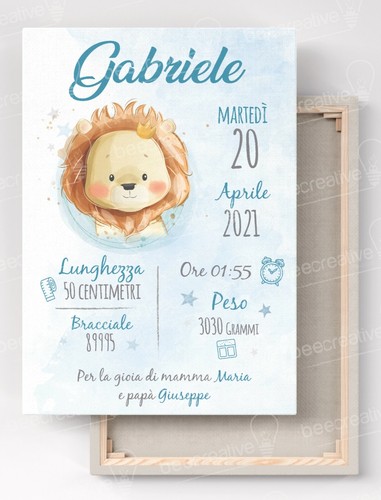 Quadro nascita 30x40 bambini - quadro,