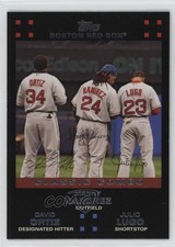 2007 Topps Boston Red Sox set regalo David Ortiz Manny Ramirez Julio Lugo HOF