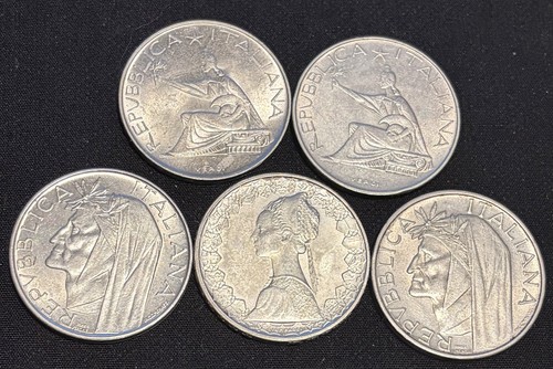 Monete 500 lire argento - 5,