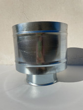 Terminale a botte tondo cappello fumaiolo antivento, antipioggia comignolo Zinc