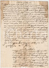 1801 FOGLIANO (PG) Giuseppe PARASASSI derubato del fieno da Giuseppe AGLIETTI