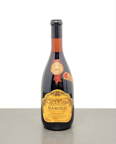 Barolo scanavino riserva 1974 - barolo,