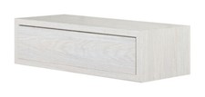 MODULARREDO | LEGOLO Mensola muro con cassetto, 45x13,4x20cm, Rovere Sbiancato