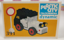 PLASTIC CITY ITALOCREMONA DYNAMIC 391 AUTOMOBILE COSTRUZIONI VINTAGE TIPO LEGO