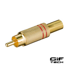 CONNETTORE RCA MASCHIO SPINA