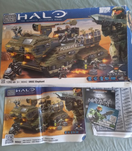 Mega blox halo unsc elephant - blox,