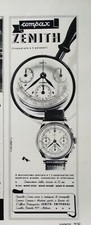 PUBBLICITA' ORIGINALE VINTAGE ANNI 30-OROLOGI COMPAX ZENITH UNIVERSAL MILANO