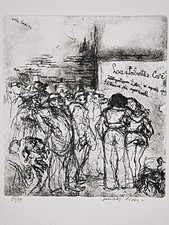 WALTER PIACESI URBINO ACQUAFORTE ORIGINALE FIRMATA E NUMERATA SNL1