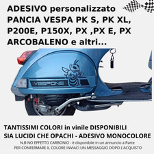 ADESIVO personalizzato PANCIA VESPA PK S, PK XL, ARCOBALENO, P200E, P150X decal