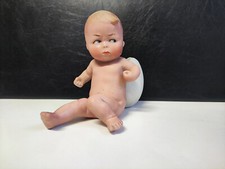 Ceramica Gebruder Heubach Putto Imbronciato Uovo