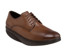 🔥MBT Kabisa Rocker Caffè Nappa Pelle Stringata Oxford Scarpa Elegante Uomo 9,5 43