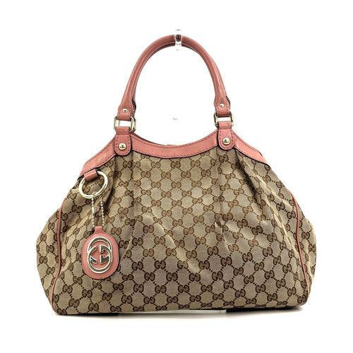 Gucci borsa mano in tela - borsa, a