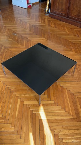 Tavolino cristallo nero - cristallo,