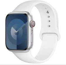 Cinturino per Apple Watch 38-40-41 in silicone White Bianco