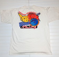 T-shirt vintage 1996 Team Tigershark Watercraft Racing punto singolo