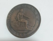 10 CENTESIMI 1870 SPAGNA GOVERNO PROVVISORIO  B