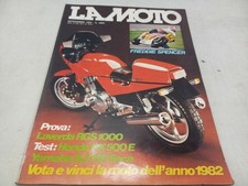 LA MOTO SETTEMBRE 1982 LAVERDA RGS 1000 HONDA CX500E YAMAHA XJ750 SECA