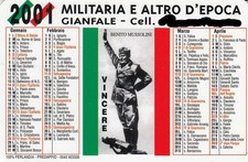 02038 calendar 2001 militaria - 02038),