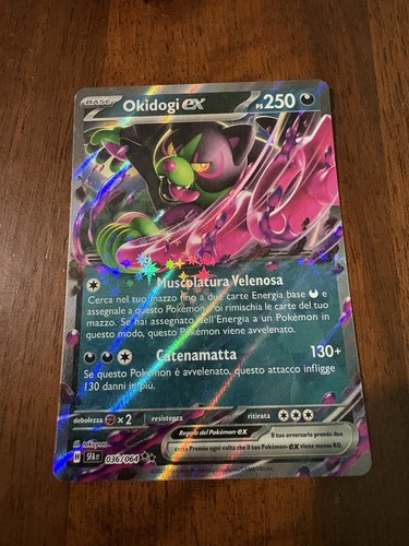 Carta pokemon okidogi - carta, ex
