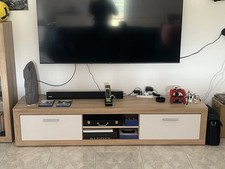 Parete attrezzata moderna in rovere