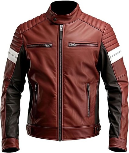 Cappotto uomo bordeaux nero