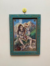 Vecchio quadro dio Shiva dio