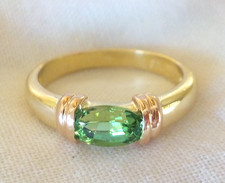 Anello mignolo granato