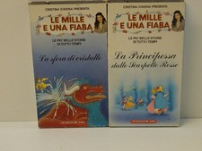 VHS 2 LE MILLE E UNA FIABA CRISTINA D' AVENA PRESENTA DE AGOSTINI AMZ-FF-F14