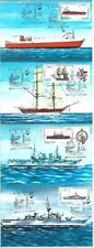 68942 - ITALIA - STORIA POSTALE - Set 4 CARTOLINE MASSIME - BARCHE Navi 1978