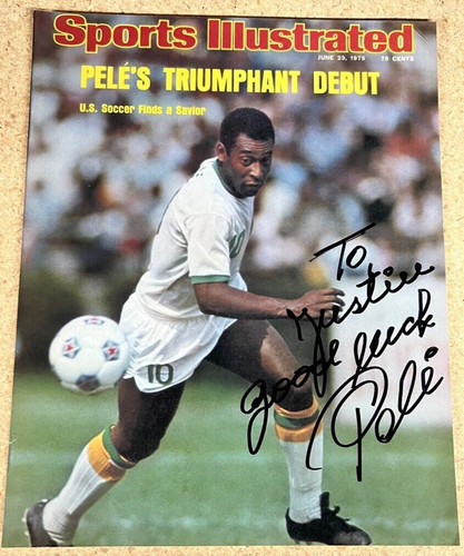 Foto firmata pelé - foto, autografata